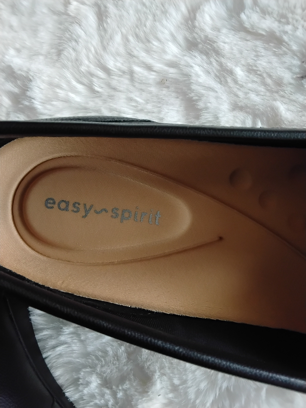Easy Spirit Black Slip-On Comfort Loafers - Picture 2 of 3